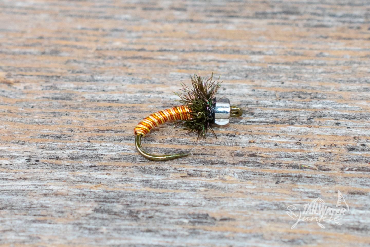 The Mercury Brassie as an excellent attractor in a multi-fly nymphing rig.