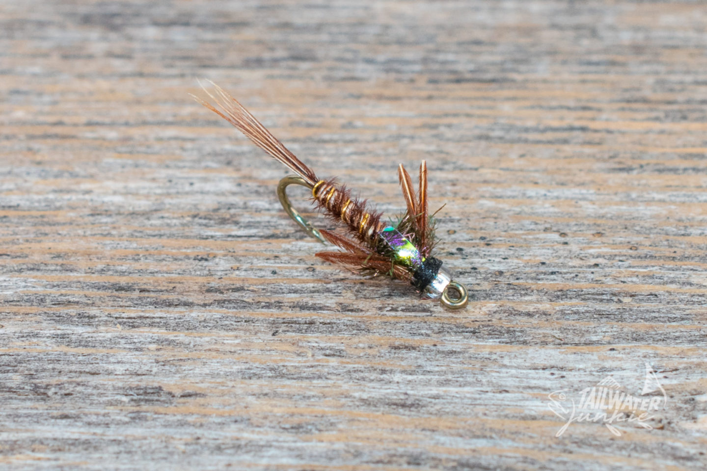 1 Dozzina Ninfe D16-1 Bead Head Dorsey's Mercury Pheasant Tail, Varie Misure - Foto 3